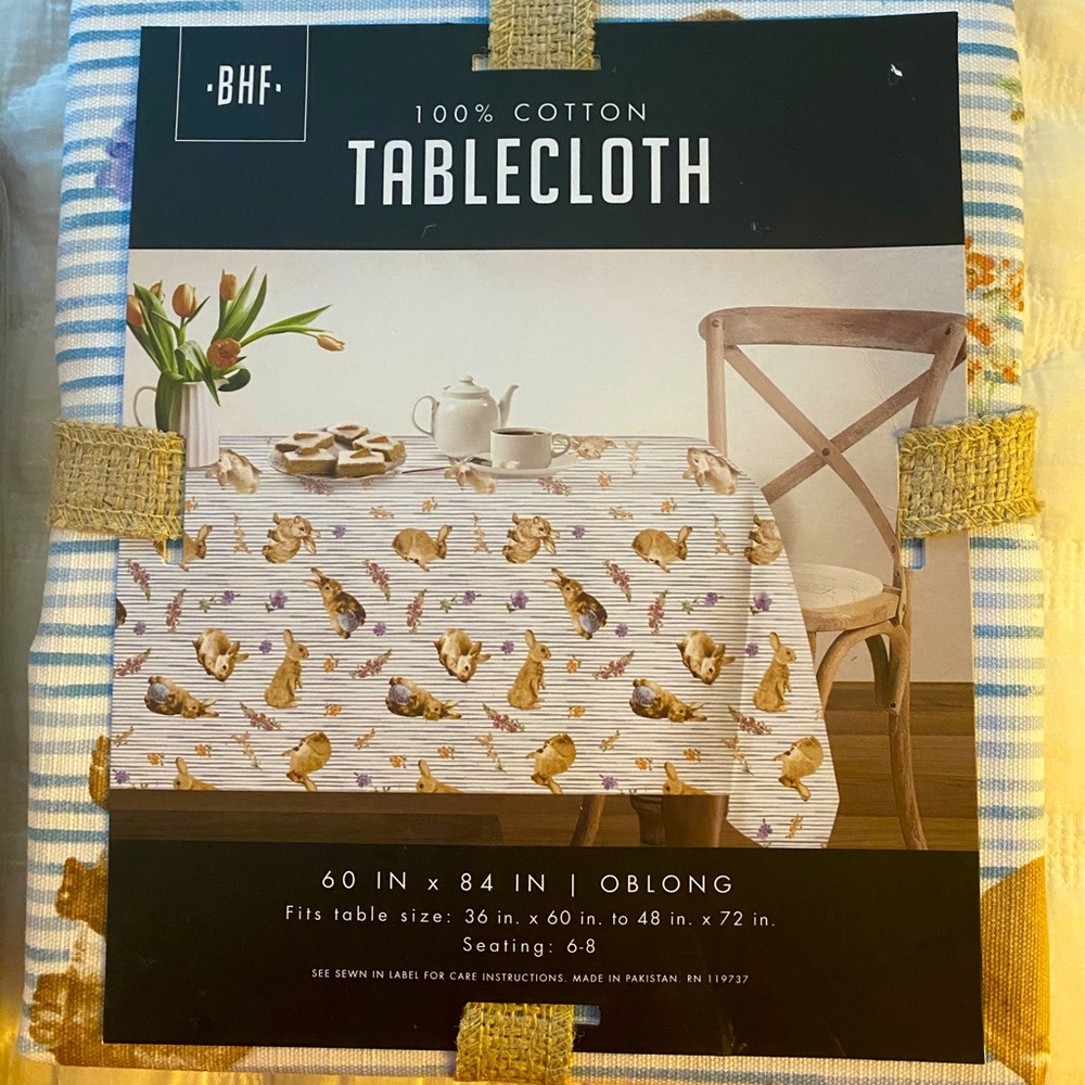 Easter Bunny Tablecloth